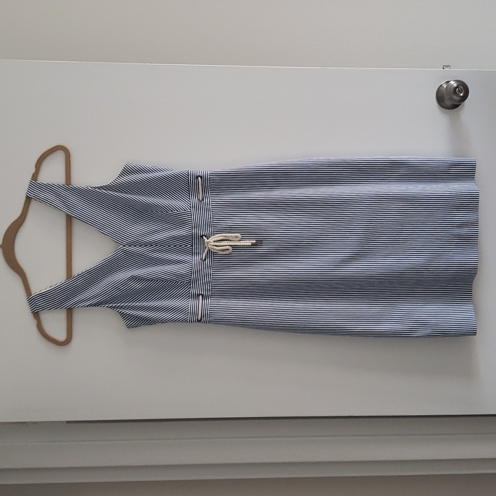 J. Crew Striped Sundress with Nautical Details